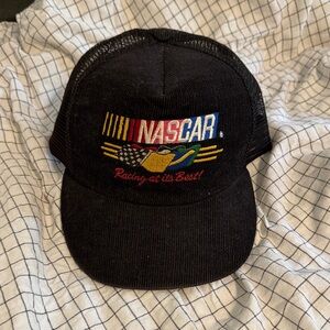 NASCAR Black Mesh Cap with Colorful Logo